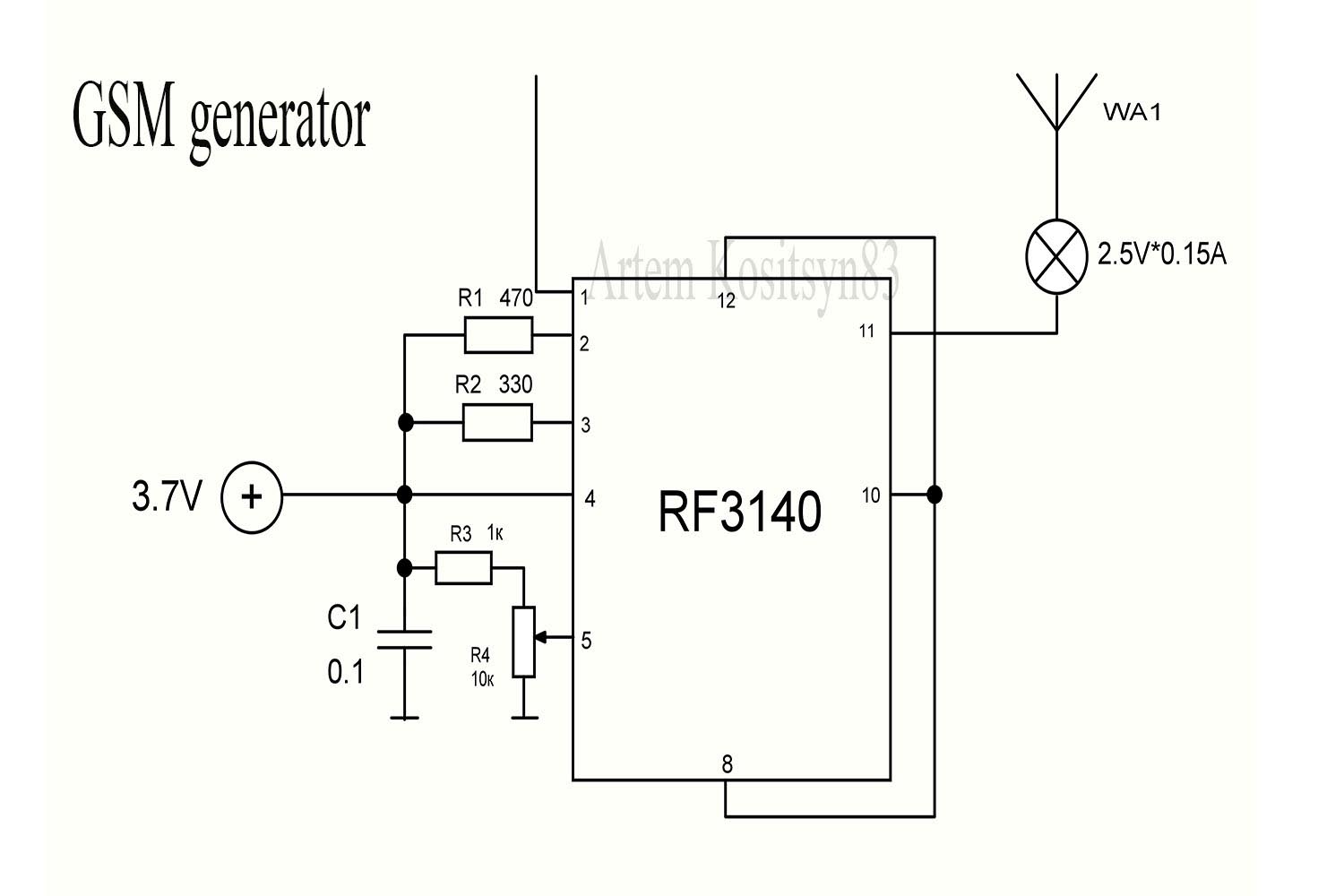 gsm generator chip rf3140