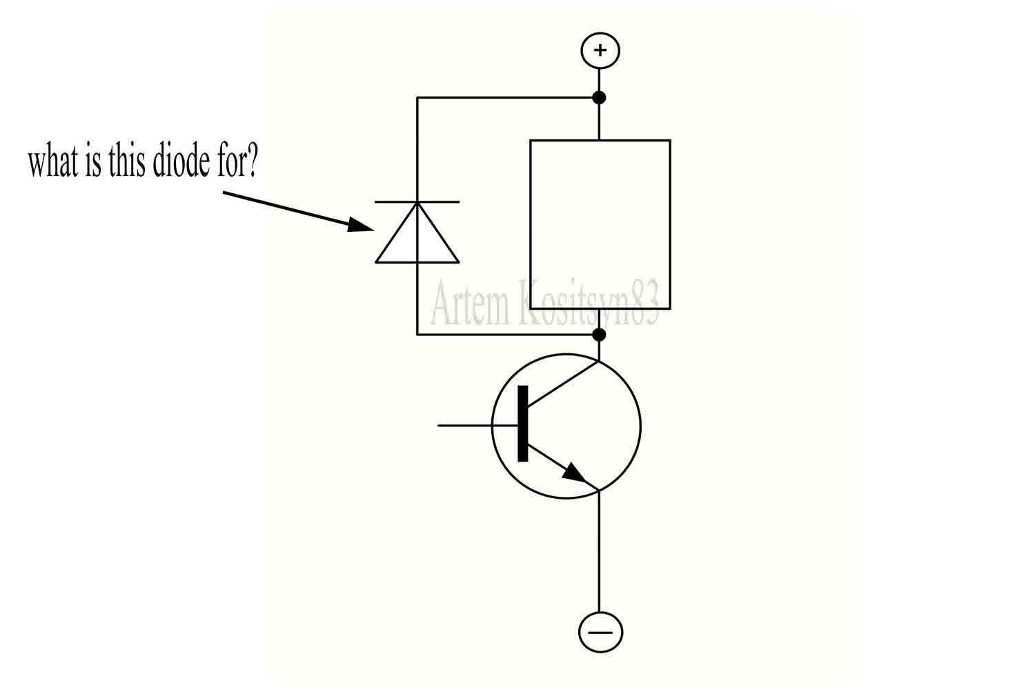 Подробнее о статье Why connect the diode to the relay winding?