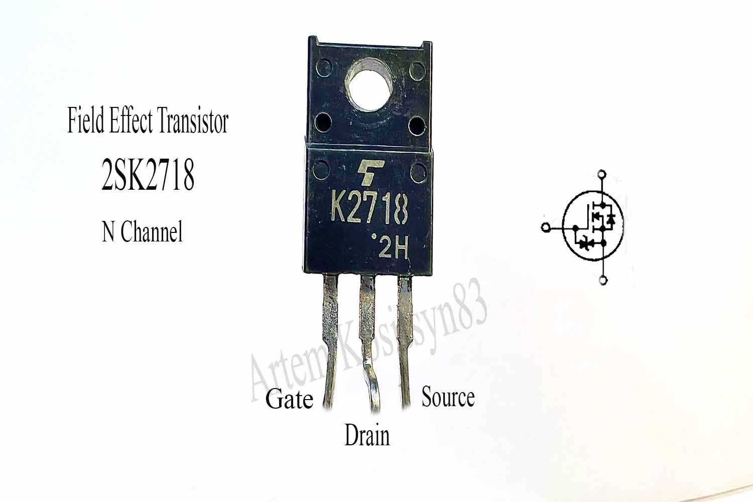 Подробнее о статье 2SK2718.MOSFET 900V 2.5A.Datasheet,pinout