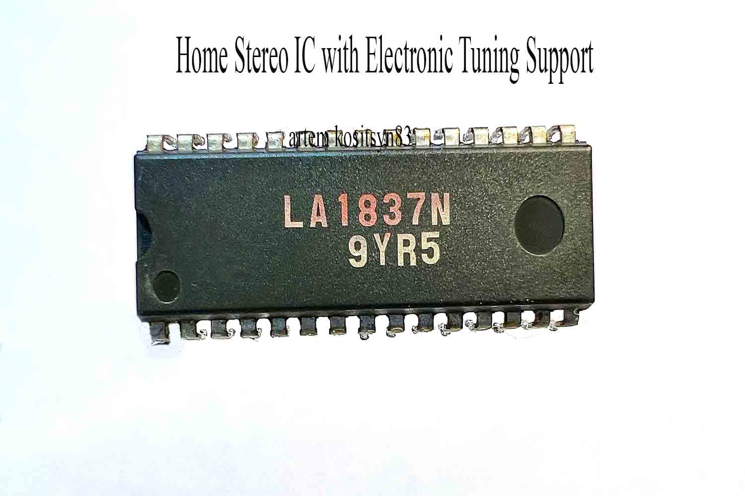 Read more about the article LA1837. AM/FM IF and MPX IC that supports electronic tuning.Datasheet