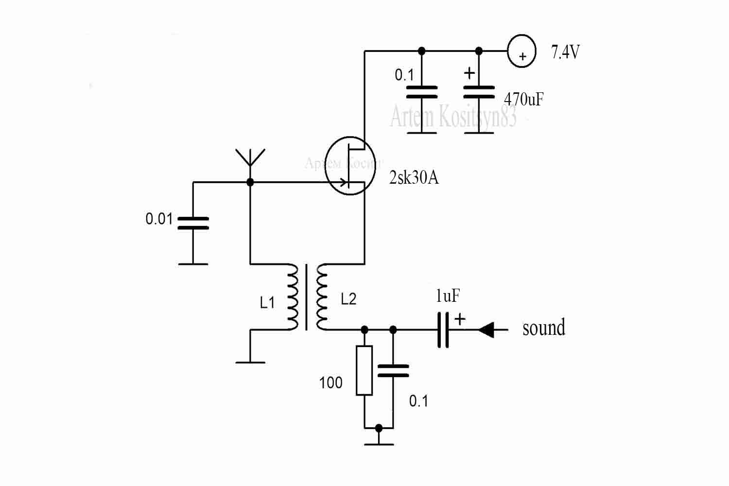 Подробнее о статье AM long wave transmitter on a single field effect transistor