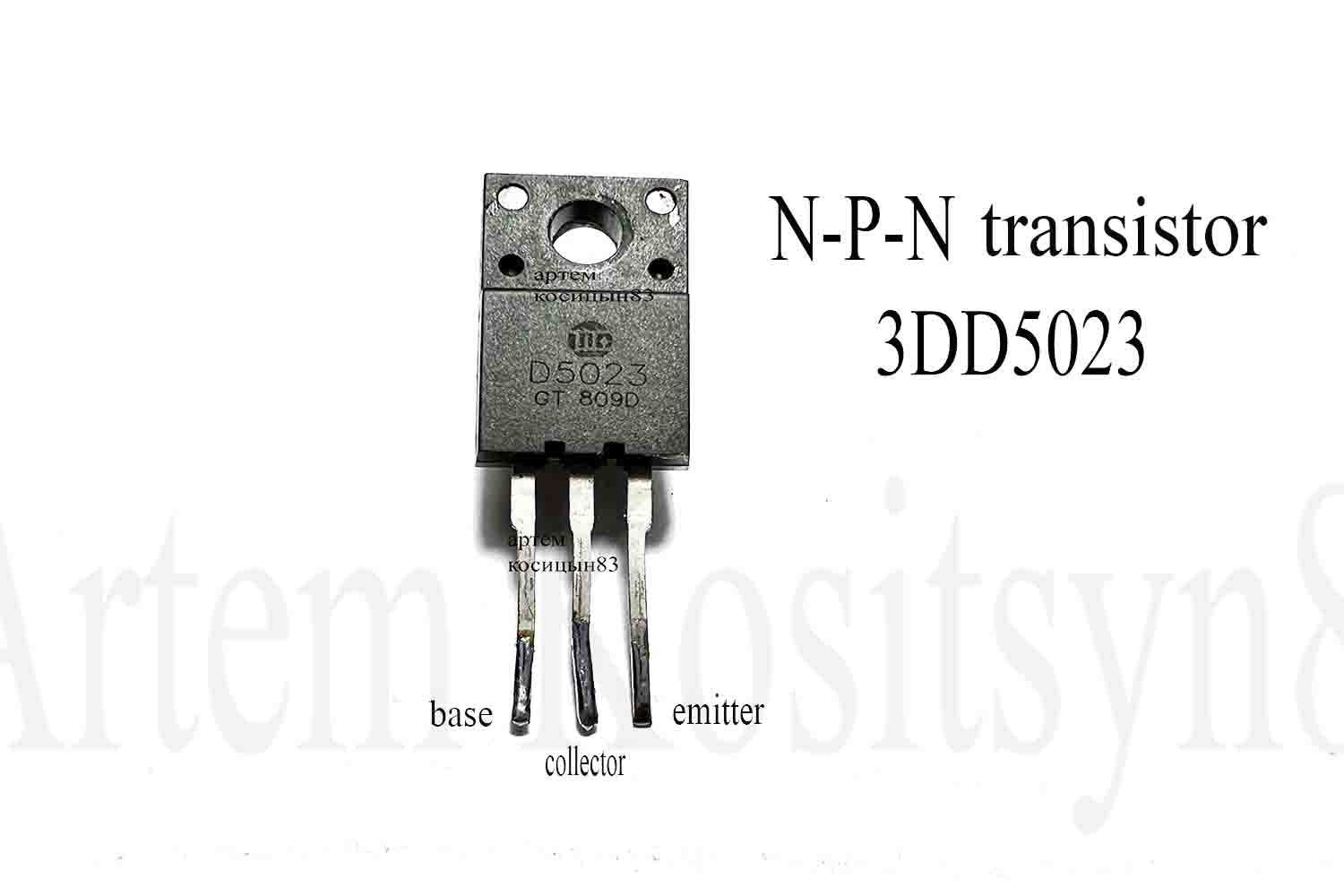 Подробнее о статье 3DD5023.High voltage transistor.Pinout,datasheet