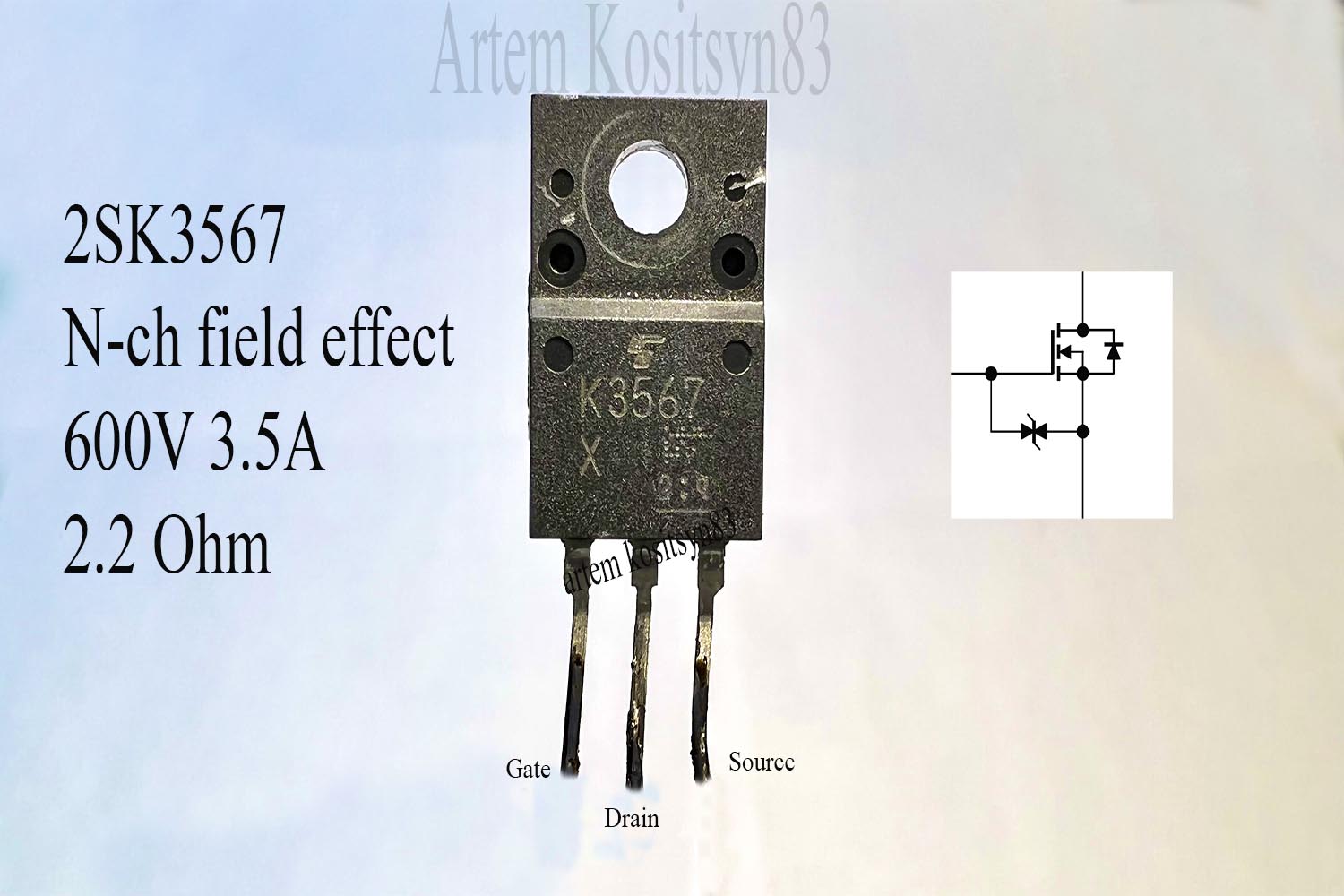 Read more about the article 2SK3567.Field effect transistor.Datasheet