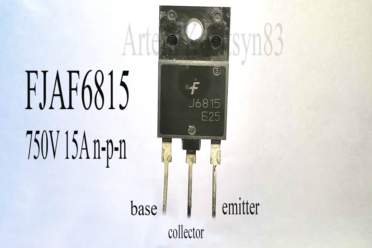 Подробнее о статье FJAF6815.High voltage 750V,15A transistor.Datasheet