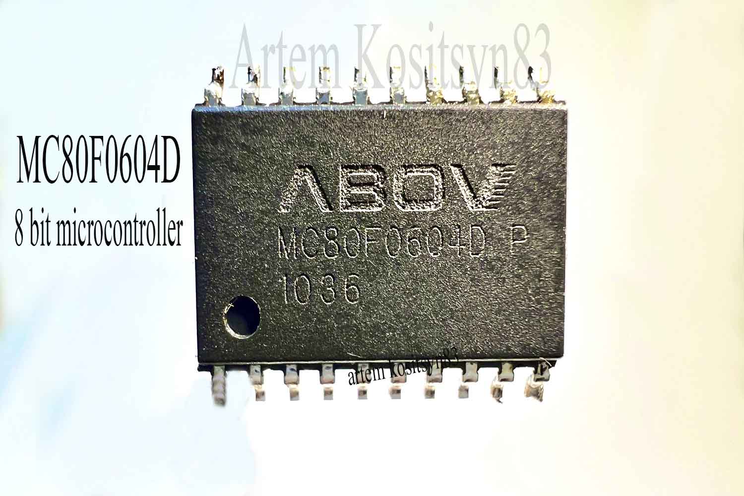 Подробнее о статье MC80F0604D.8 bit single chip microcontroller