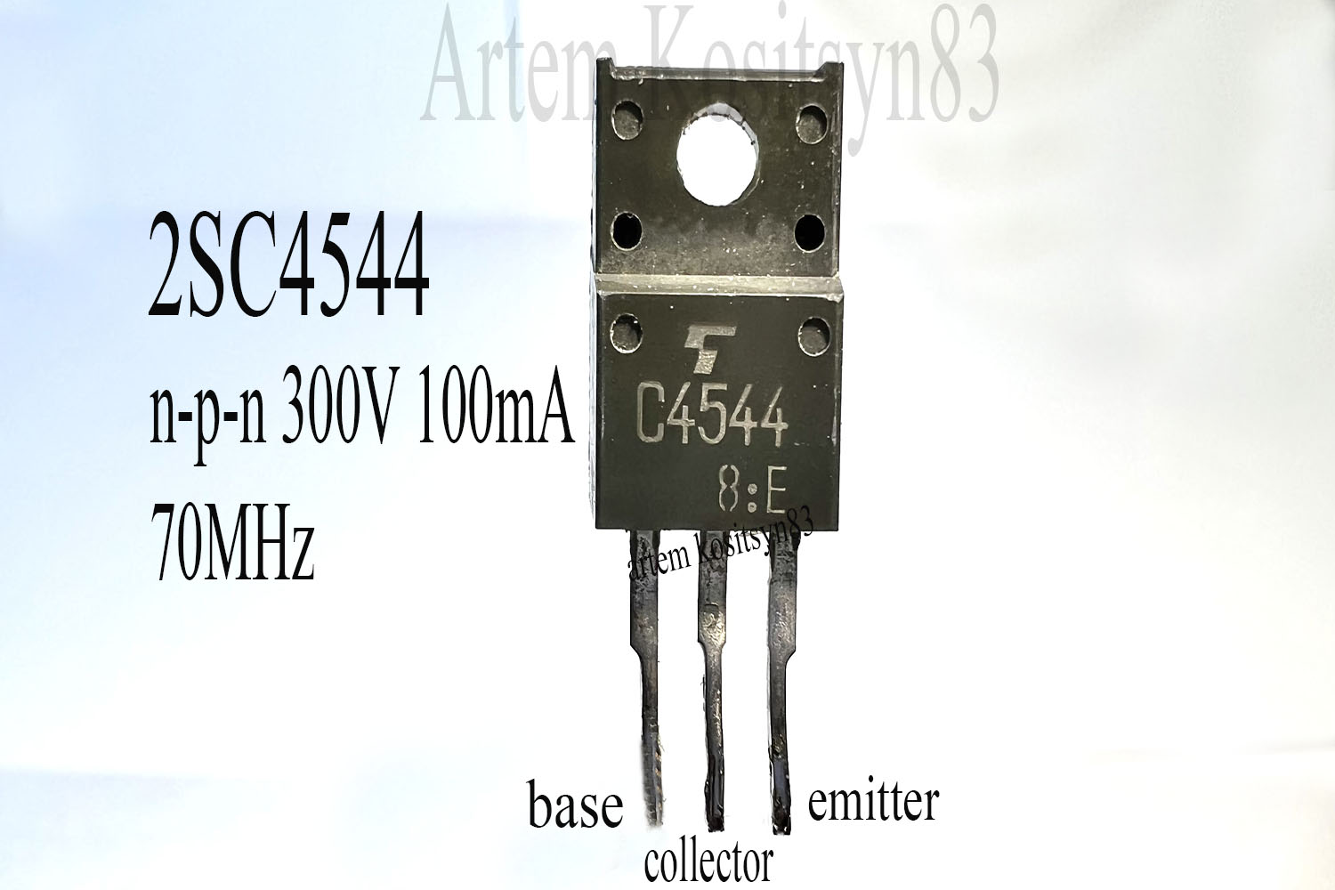 Подробнее о статье 2SC4544.High voltage transistor.Datasheet