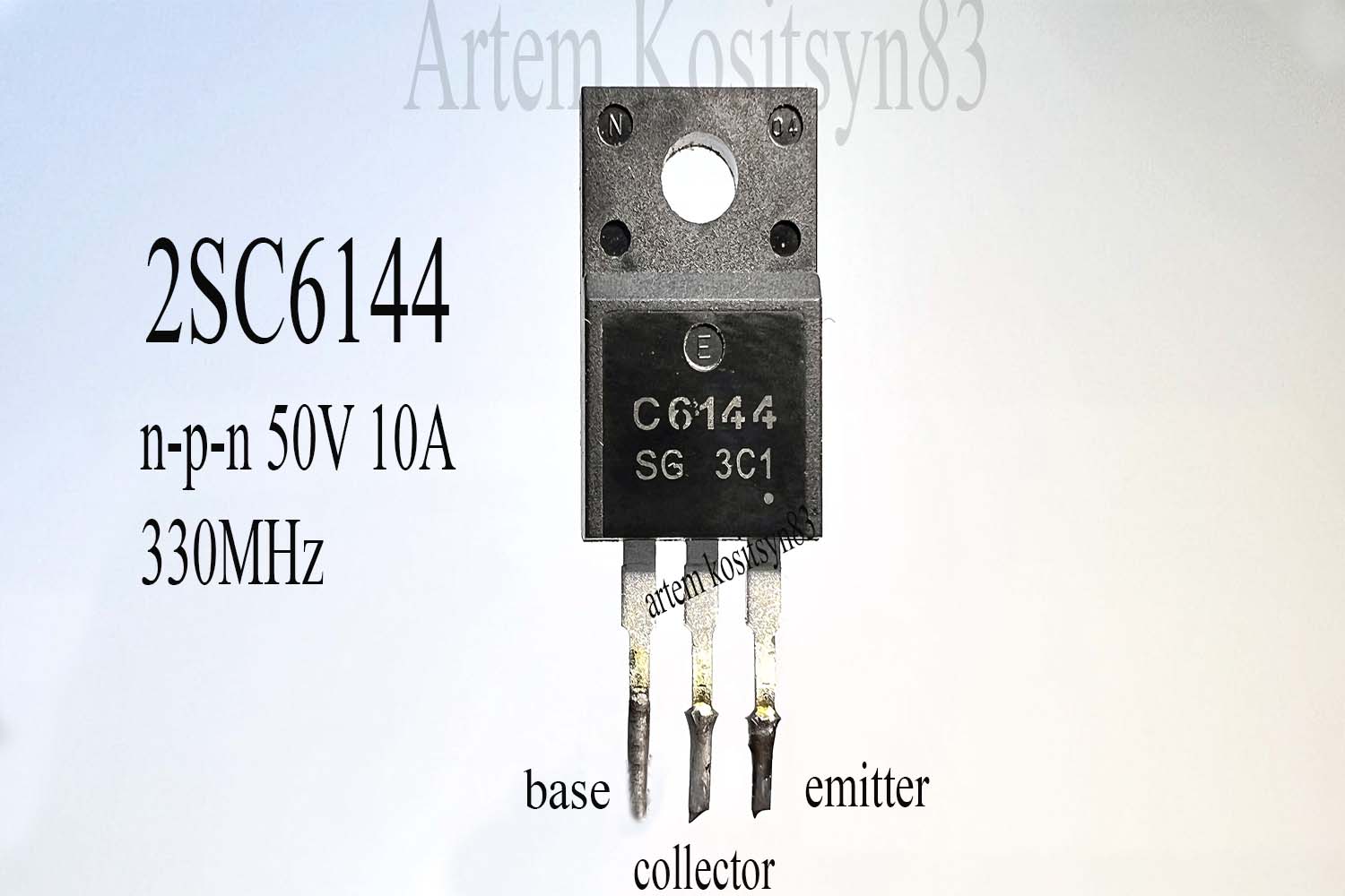 Подробнее о статье 2SC6144.NPN 50V 10A transistor.Datasheet
