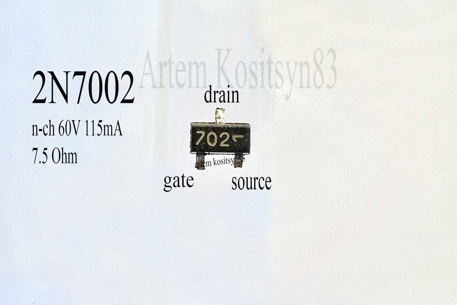 Подробнее о статье 2N7002.N-ch MOSFET 60V  115mA.Datasheet