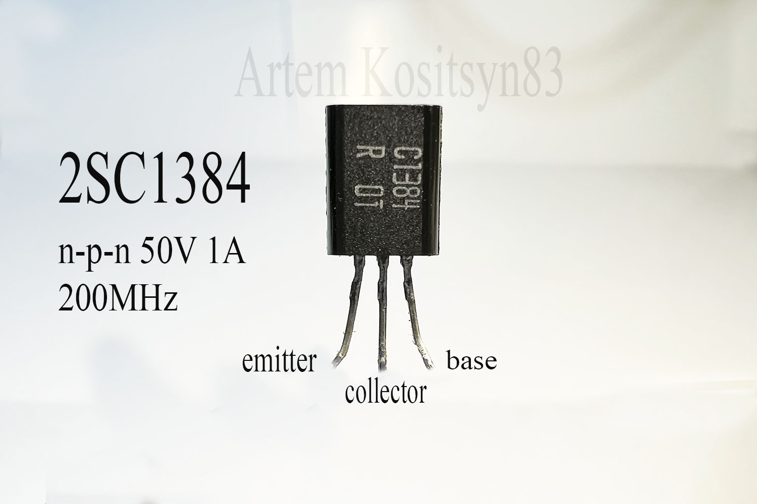 Подробнее о статье 2SC1384.NPN 60V 1A transistor.Datasheet