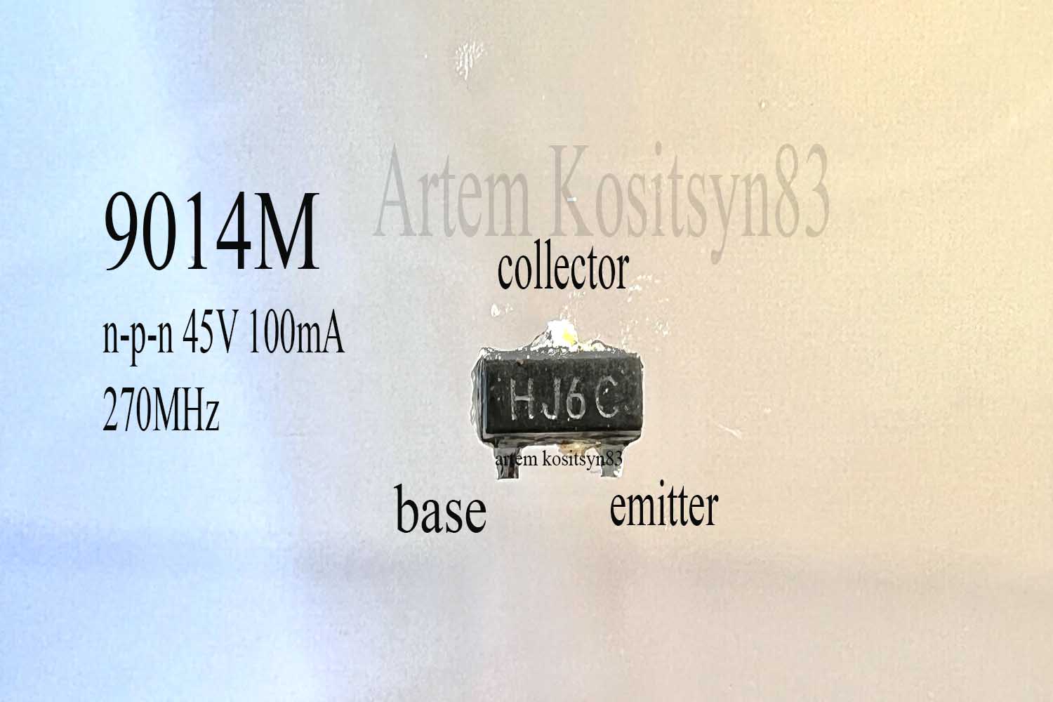 Подробнее о статье Transistor 9014M.SMD HJ6C.Datasheet