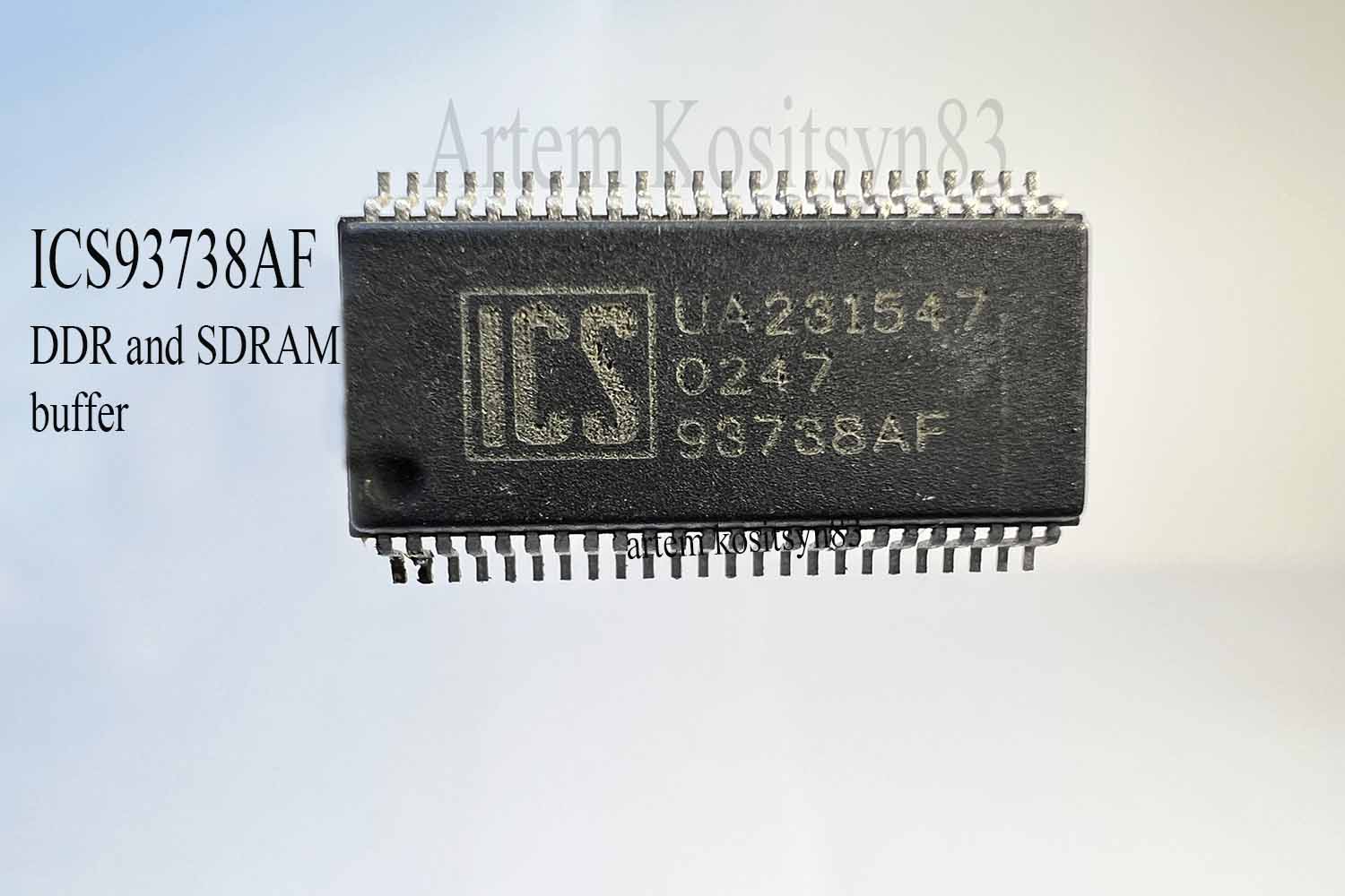 Подробнее о статье ICS93738AF.DDR and SDRAM buffer.Datasheet