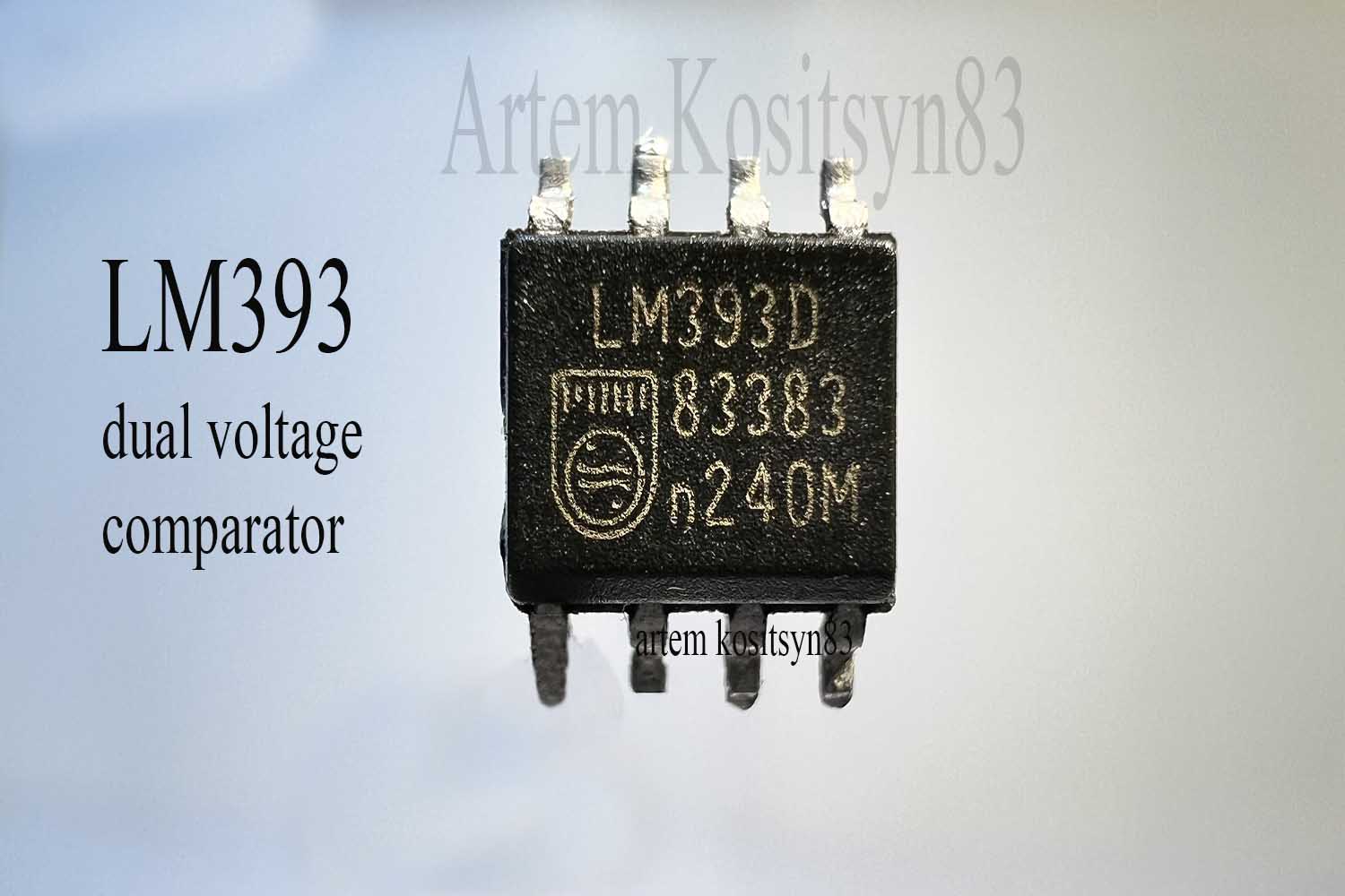 Подробнее о статье LM393.Dual voltage comparator.Datasheet