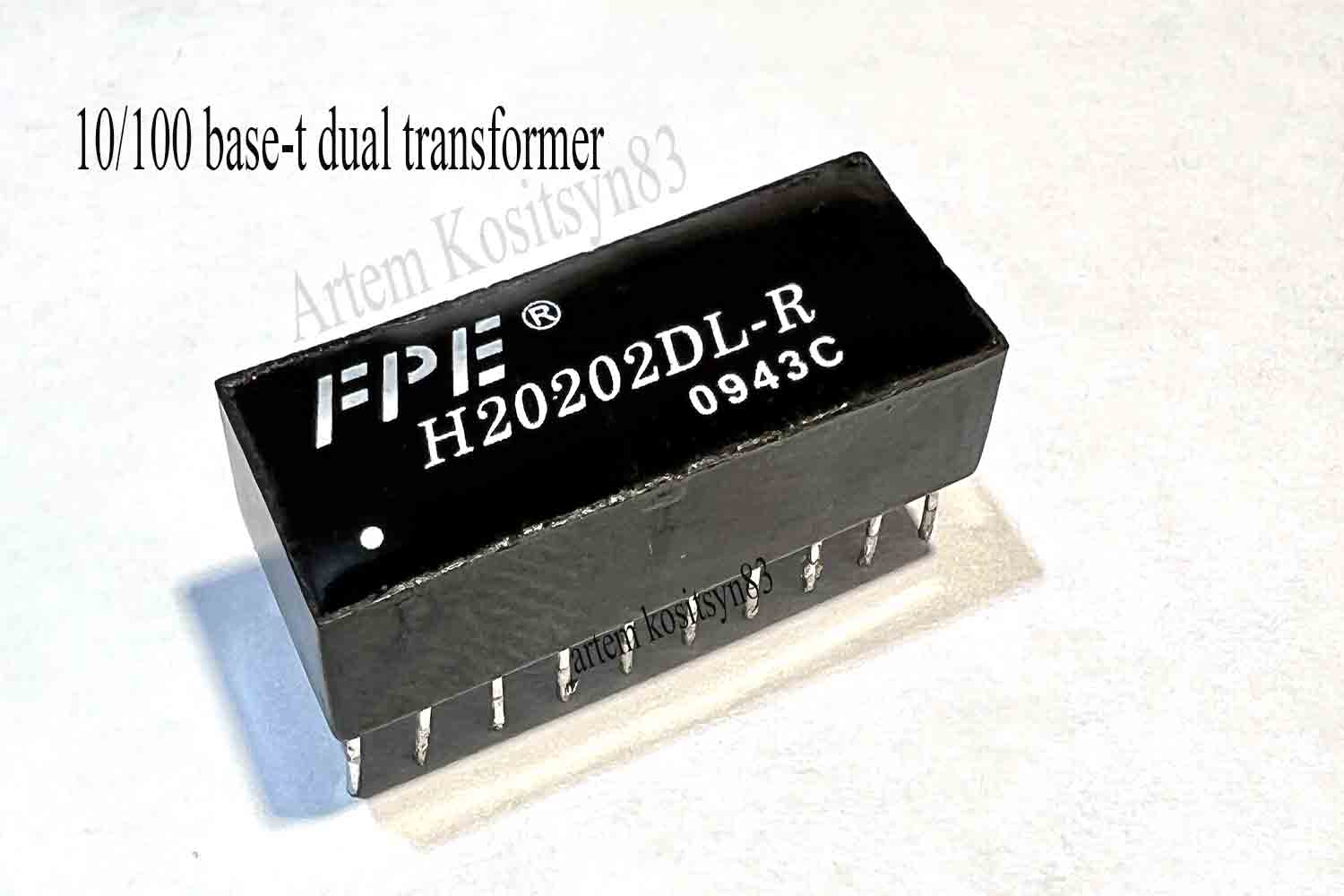 Подробнее о статье H20202DL-R.10/100 base-T dual transformer module