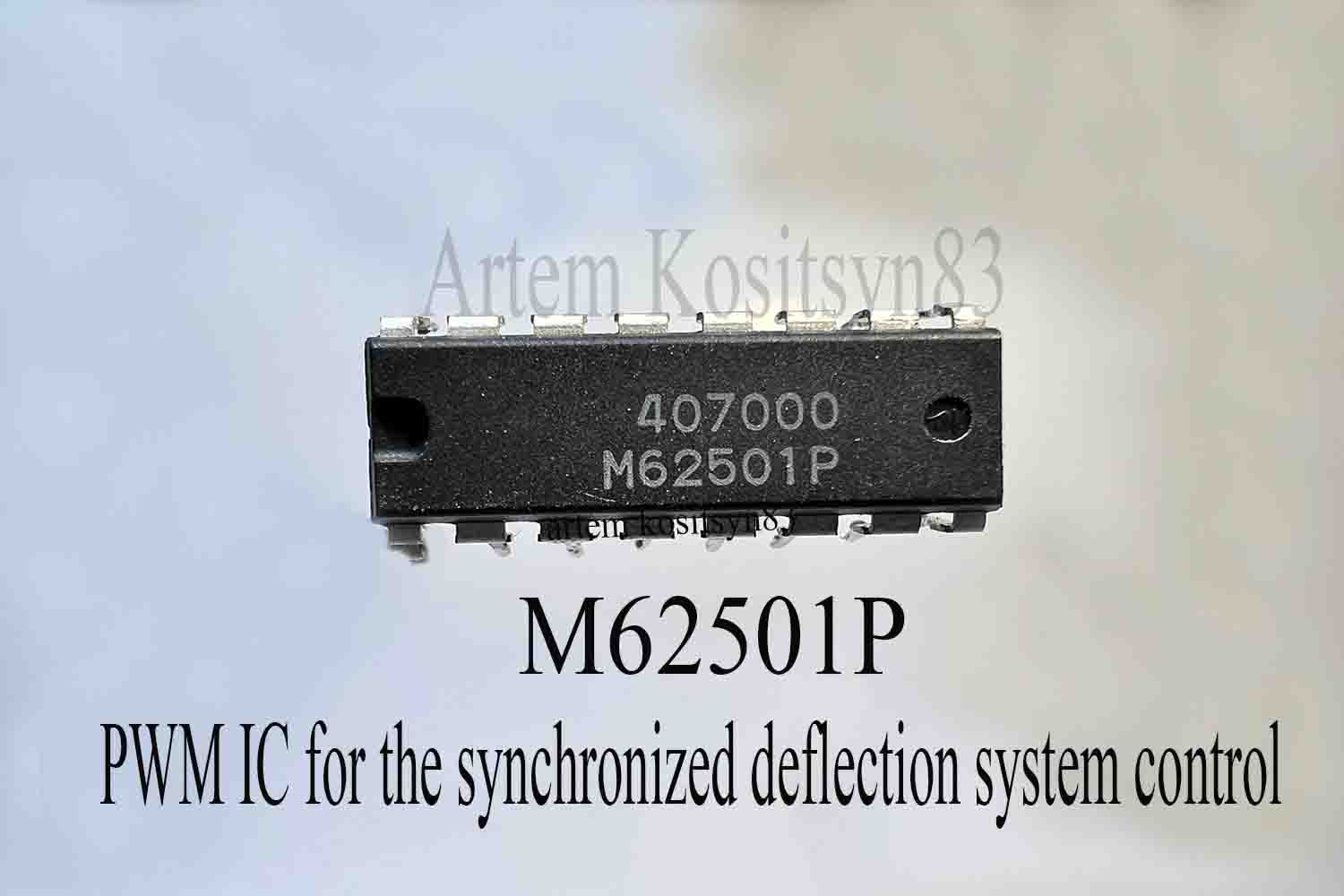 Подробнее о статье M62501P.PWM IC for the synchronized deflection system control