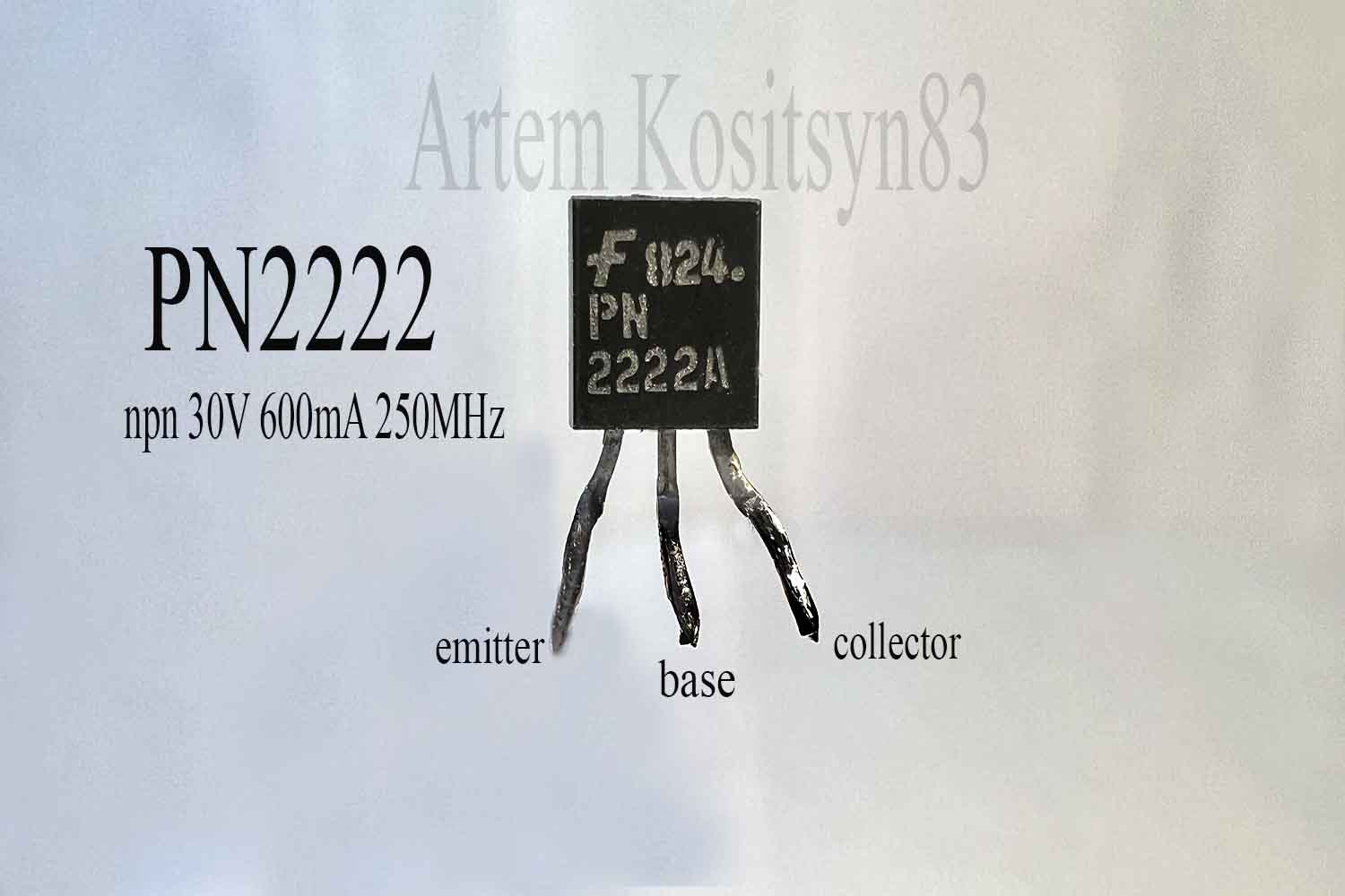 Read more about the article PN2222A.NPN transistor 40V 600mA.Datasheet