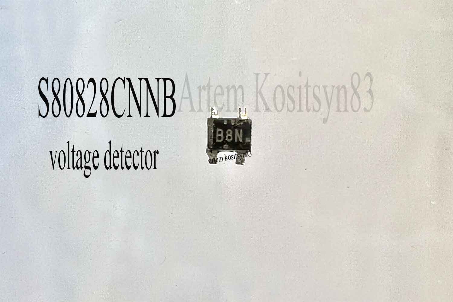 Подробнее о статье S80828CNNB.Voltage detector.SMD code B8N.Datasheet