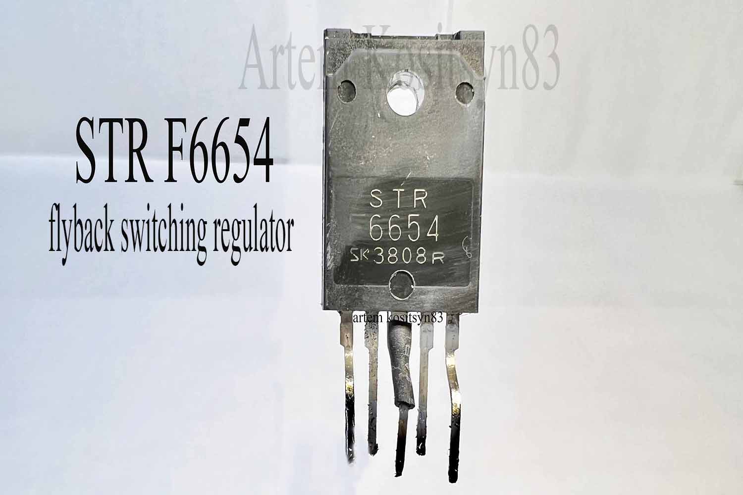 Подробнее о статье STR F6654.Flyback switching regulator