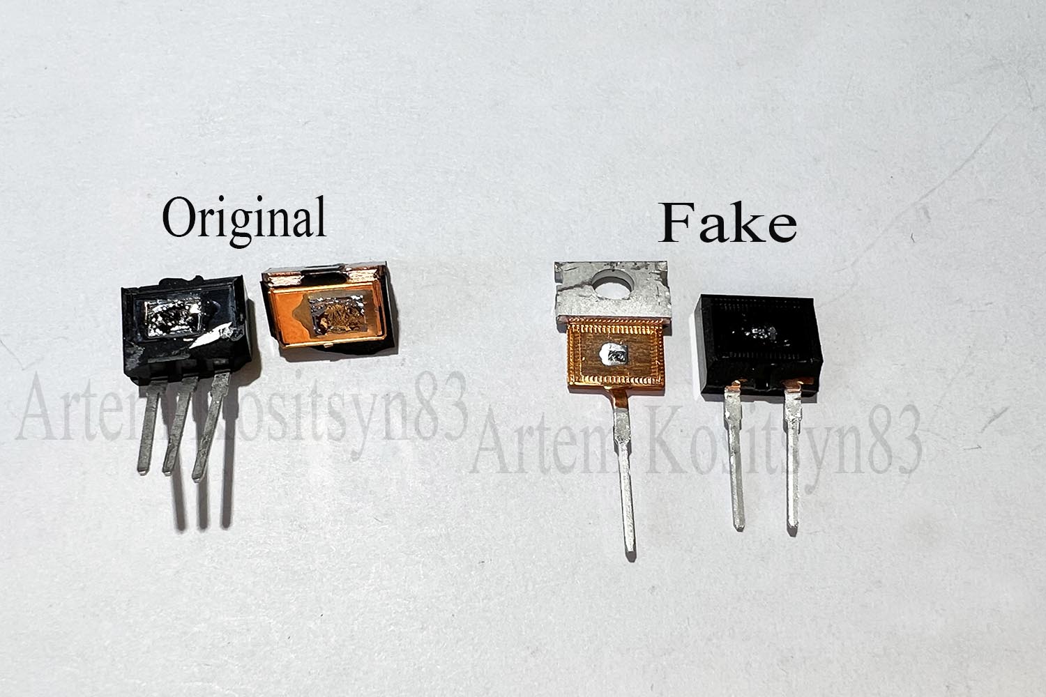 Подробнее о статье How to determine the original MOSFET from a fake one