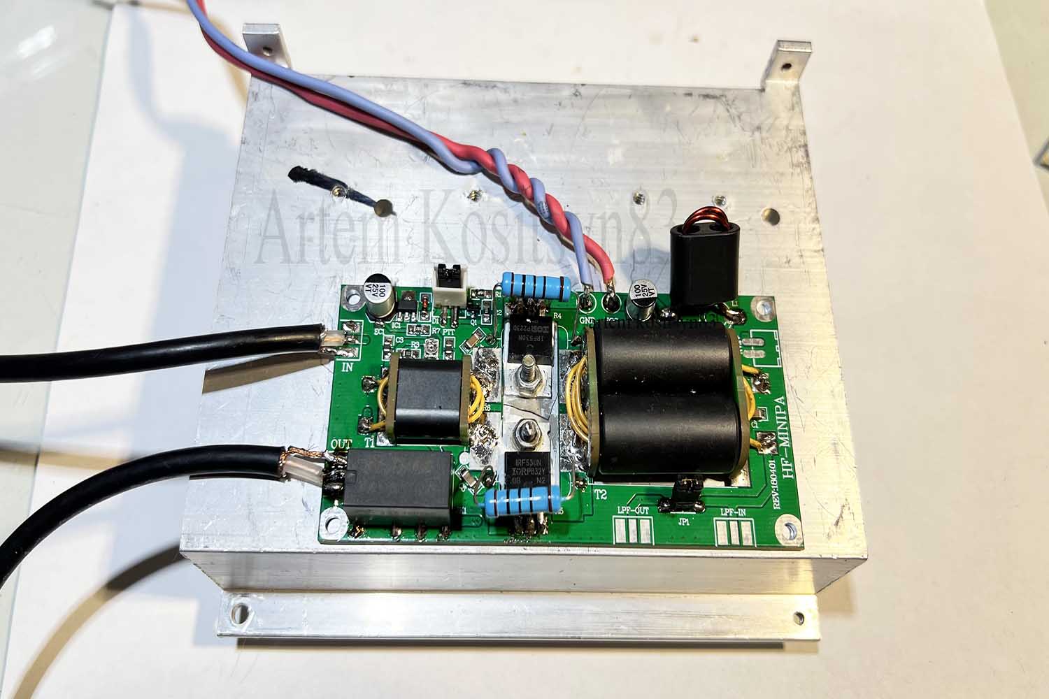 Read more about the article How to assemble a 70W 1.8-30 MHz power amplifier