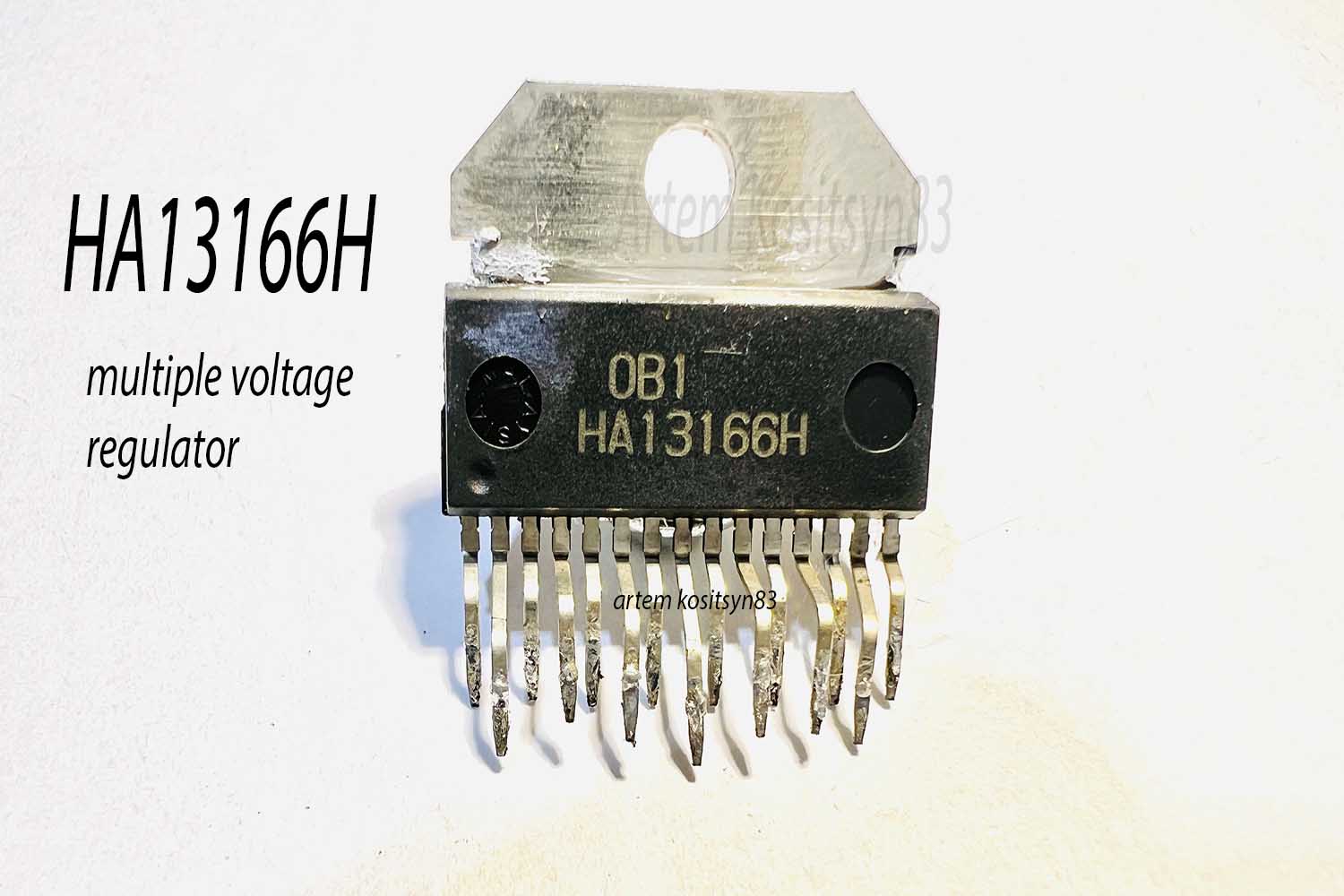 Подробнее о статье HA13166H.Multiple voltage regulator.Datasheet