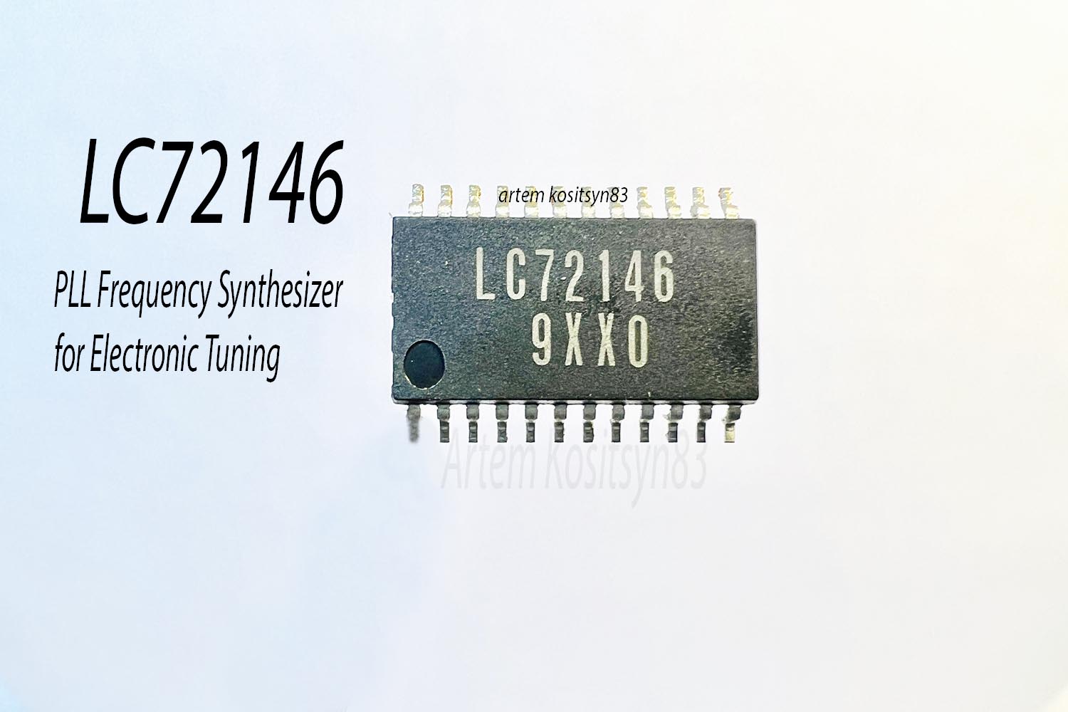 Read more about the article LC72146.PLL frequency synthesizer for electronic tuning.Datasheet