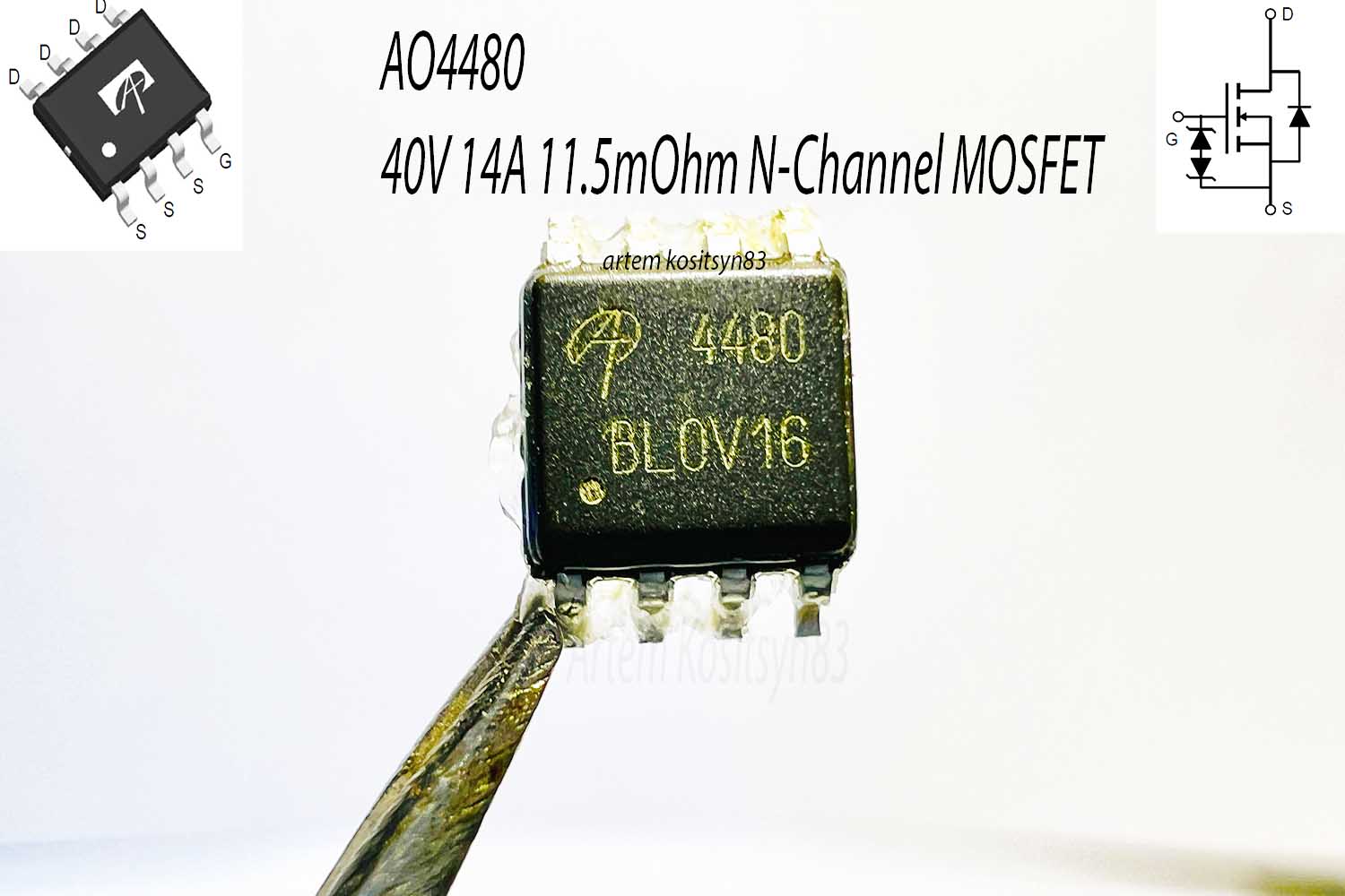 Подробнее о статье AO4480 mosfet (4480 chip).Datasheet