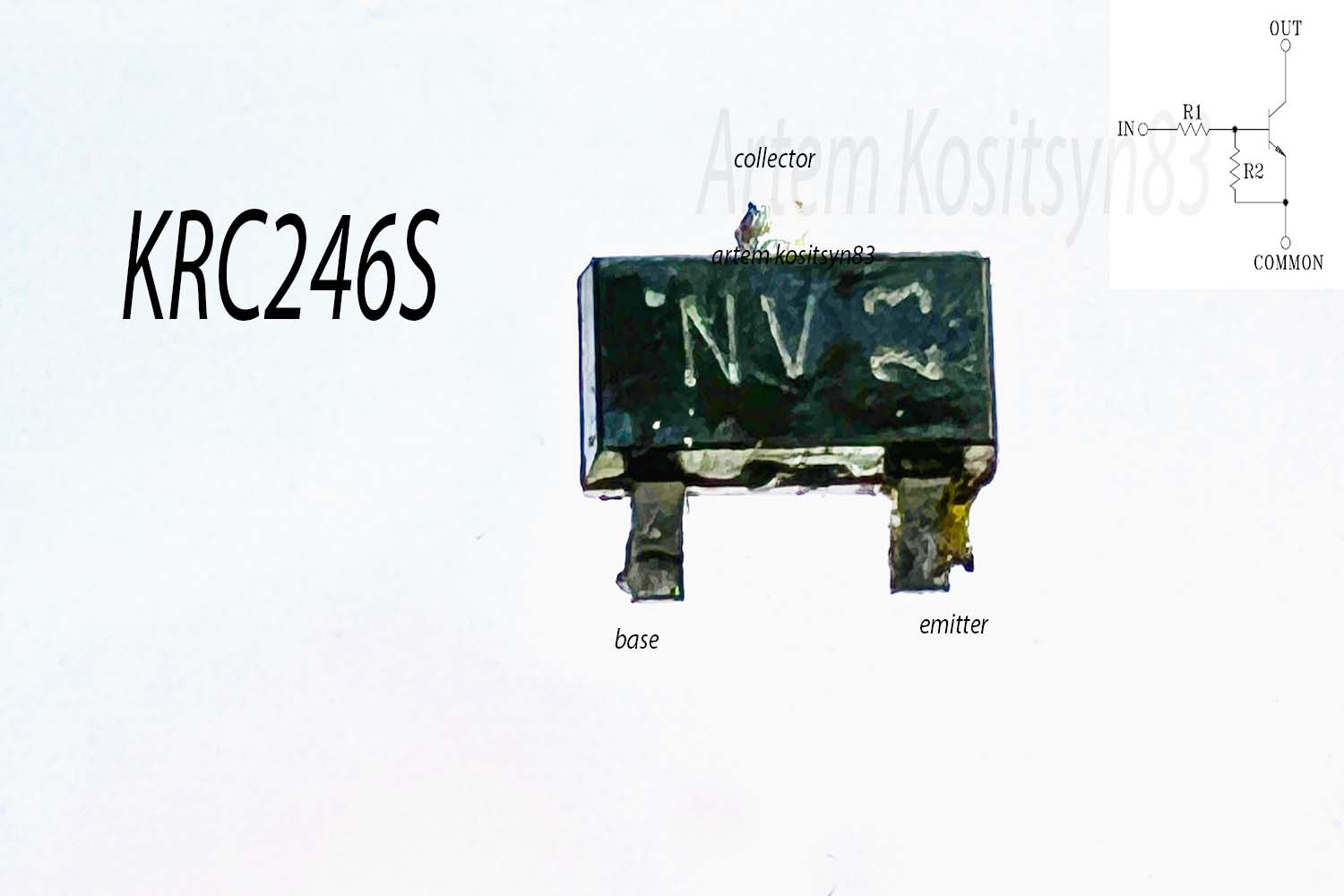 Подробнее о статье KRC246S transistor (smd NV).Datasheet