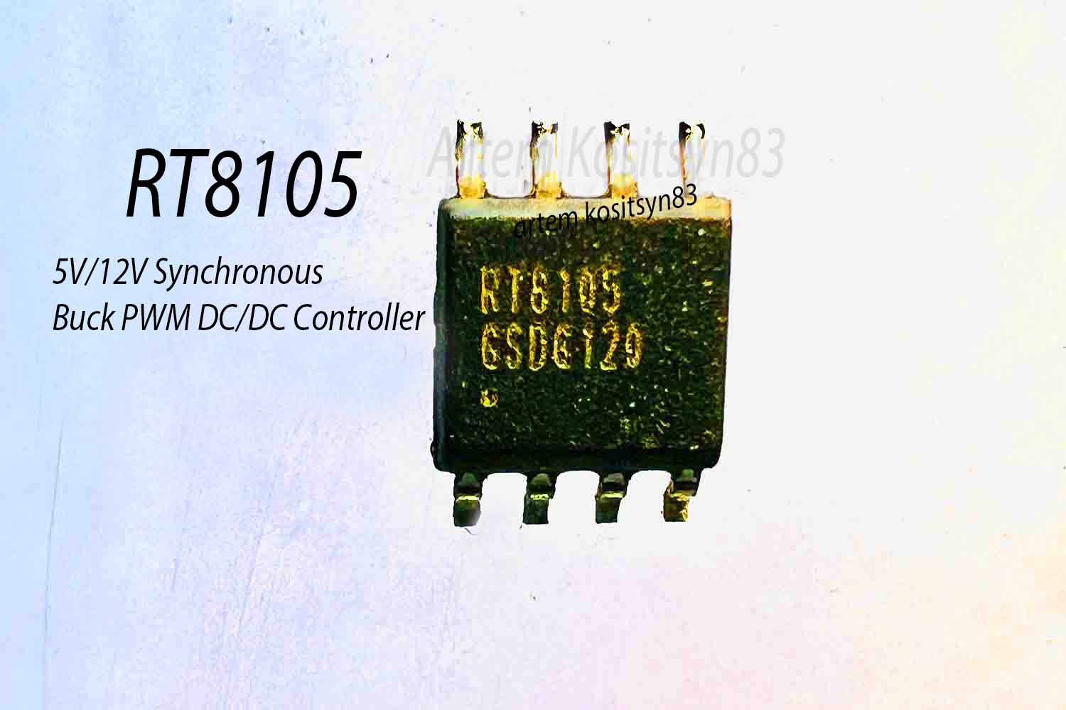Подробнее о статье RT8105.5V/12V Synchronous Buck PWM DC-DC controller