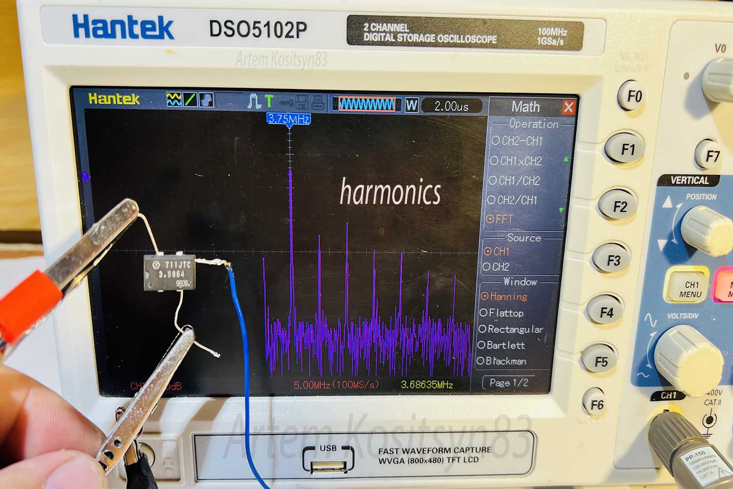 Подробнее о статье Harmonics in electronics. How to get rid of them and how to see them