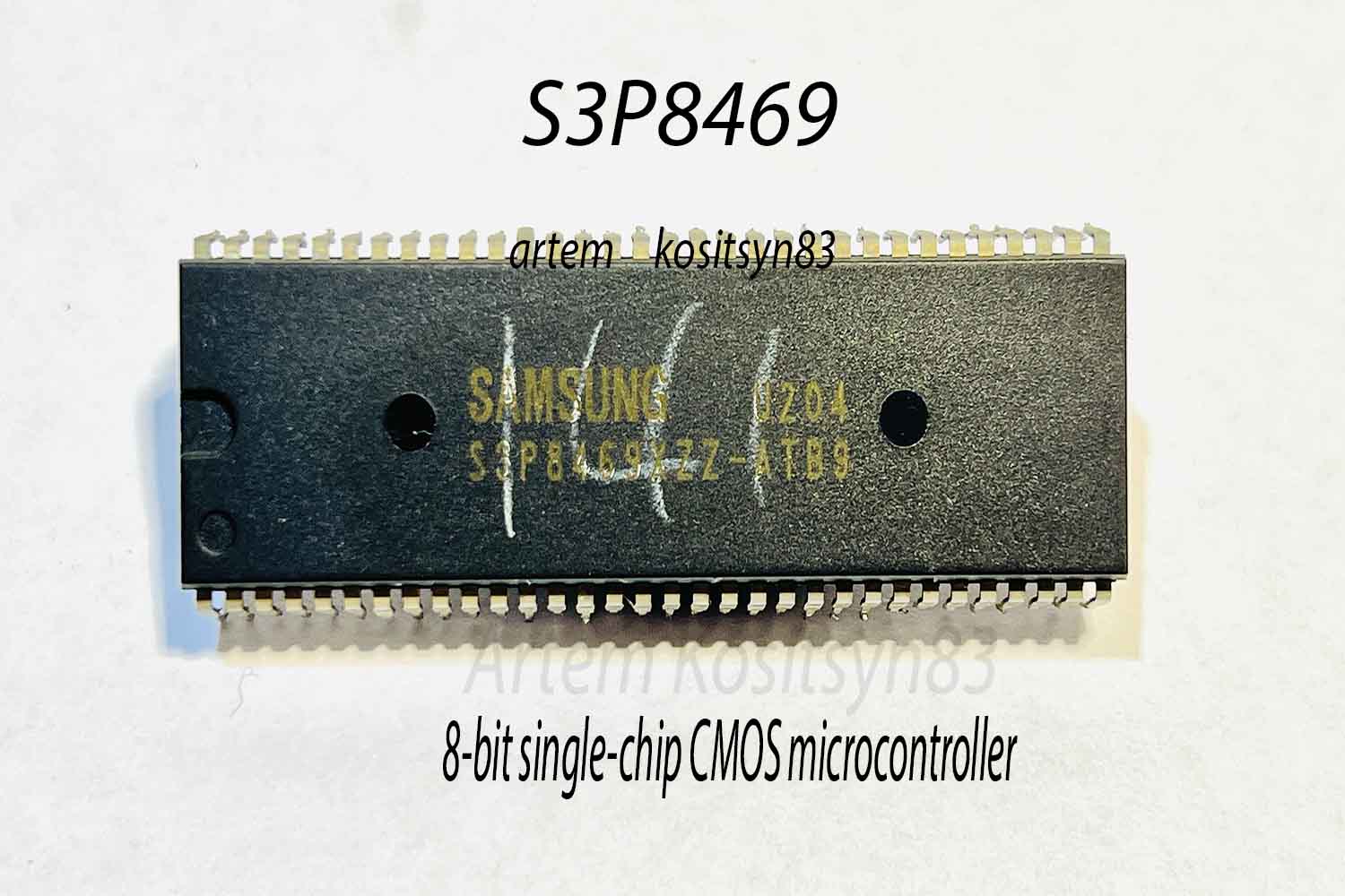 Подробнее о статье S3P8469.8-bit microcontroller.Datasheet