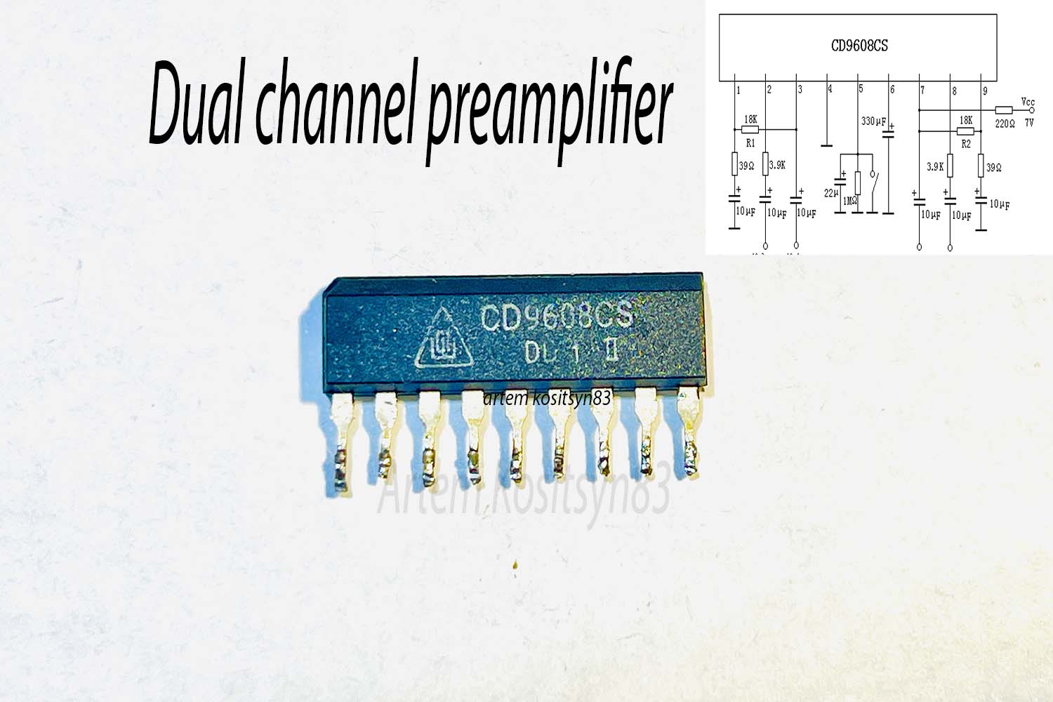 Подробнее о статье CD9608CS.Dual amplifier.Datasheet