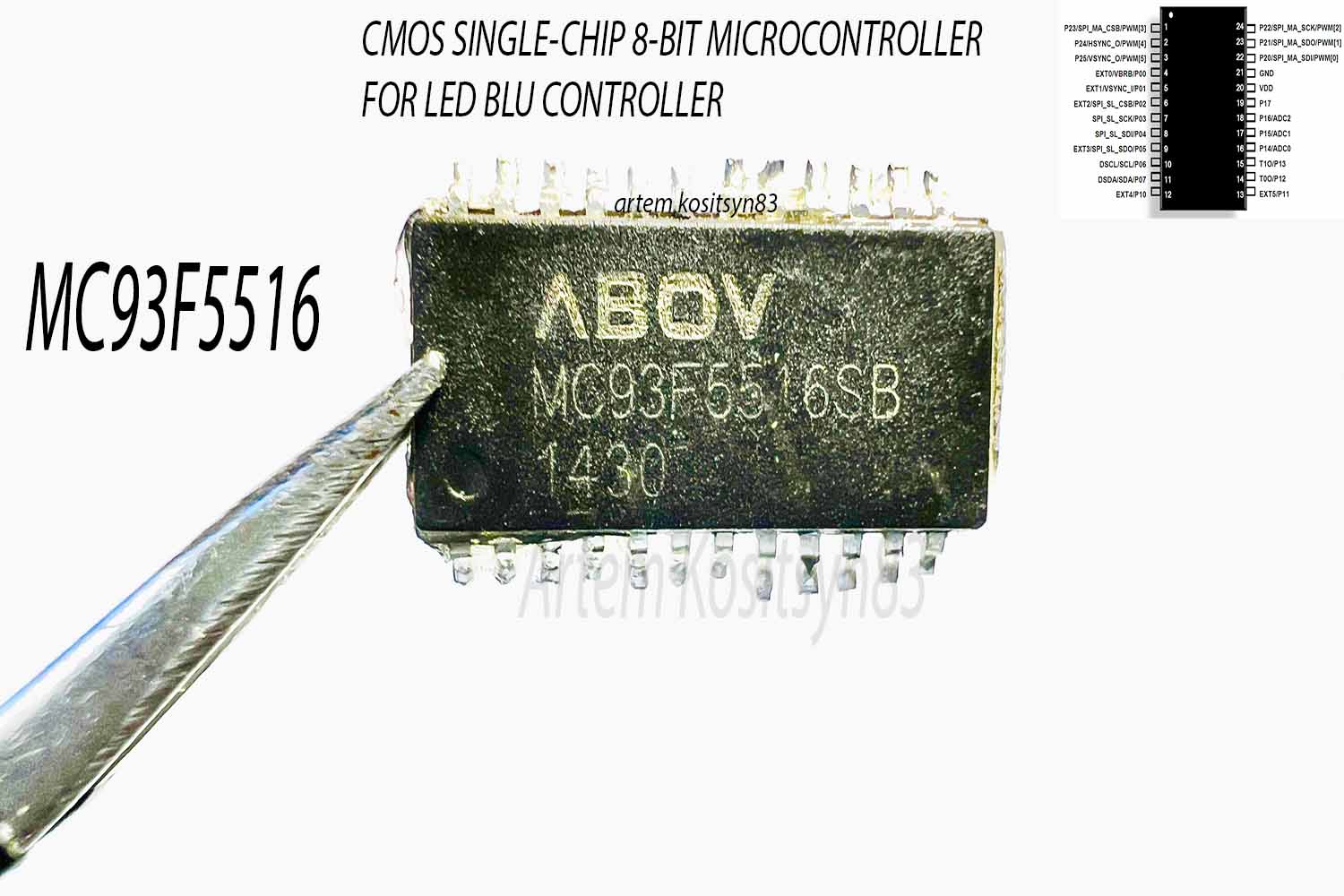 Подробнее о статье MC93F5516.8bit microcontroller.Datasheet