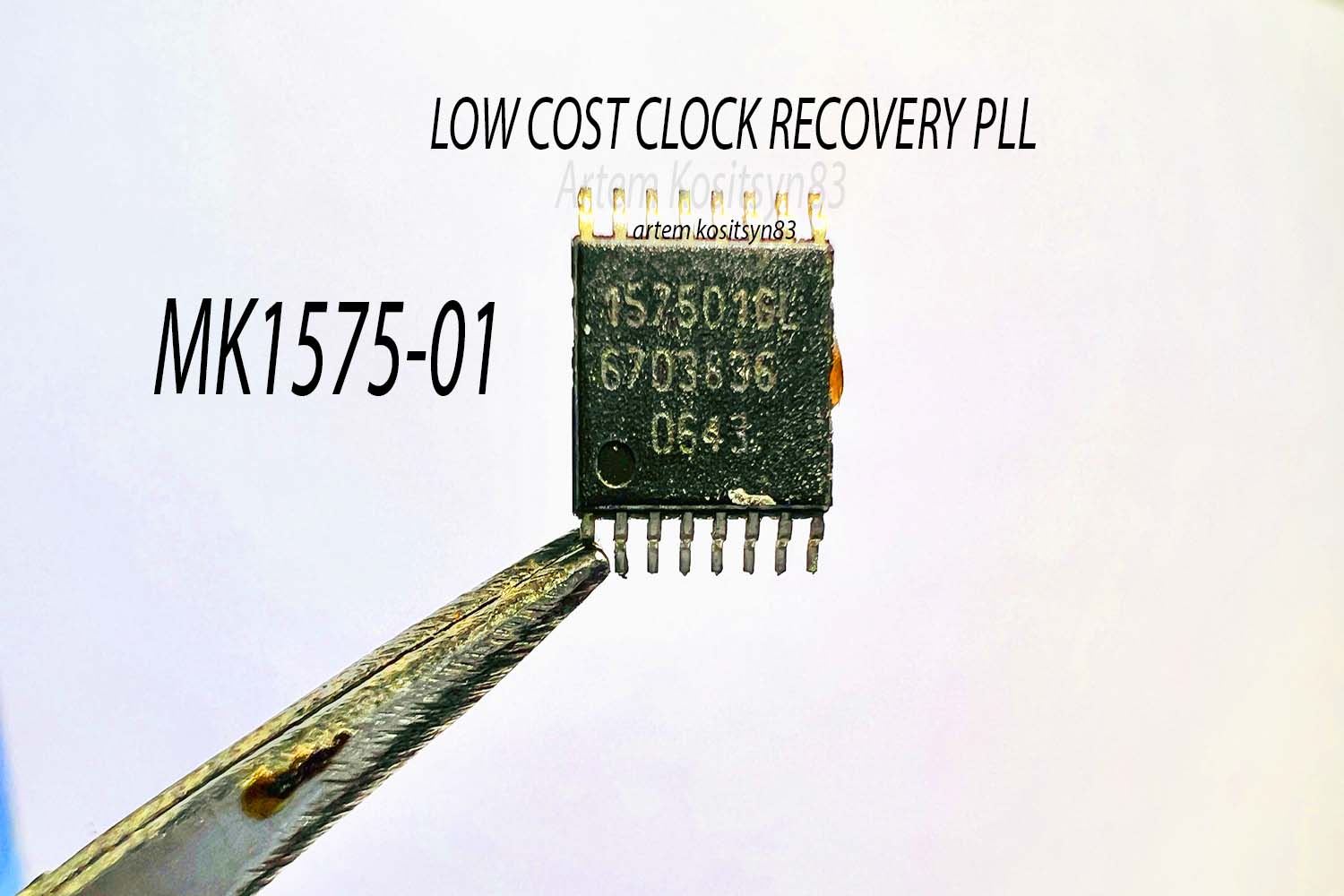 Подробнее о статье MK1575-01 (157501GL).Low cost clock recovery PLLMK.Datasheet