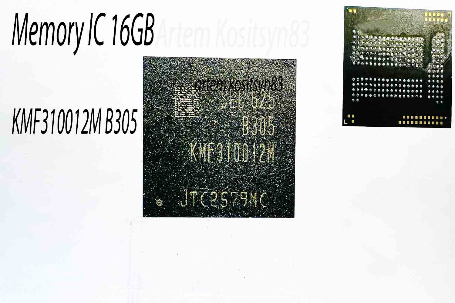 Read more about the article KMF310012M-B305.NAND Flash Memory IC 16Gb