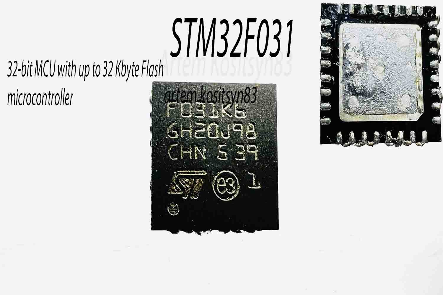 Подробнее о статье STM32F031 (F031K6).32 bit microcontroller.Datasheet